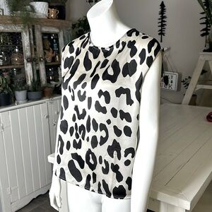Philosophy size XS new with tags, leopard print silk like sleeveless top NWOT
